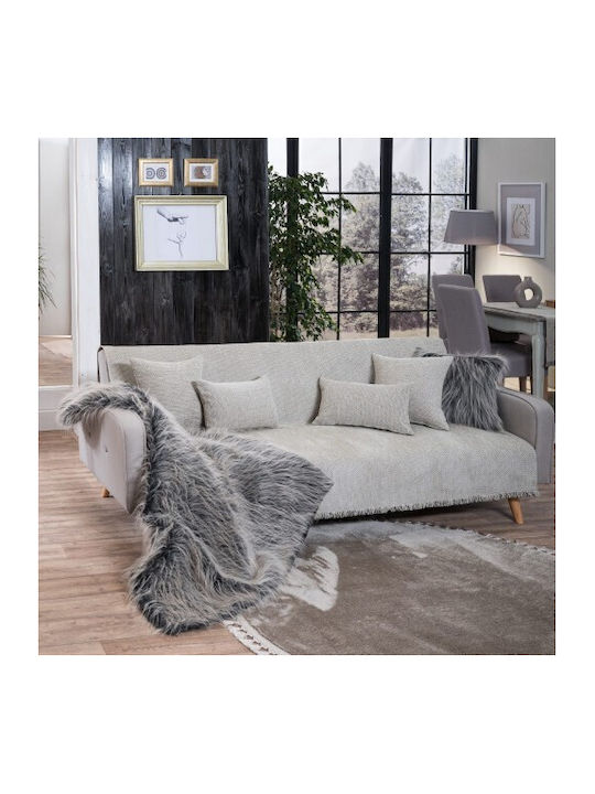 Teoran Utah Four-Seater Sofa Throw Chenille 180...