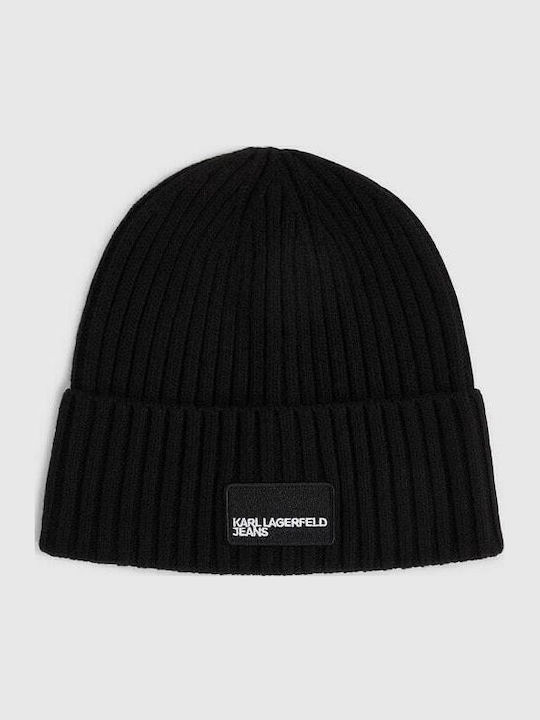 Beanie Beanie Knitted in Black color
