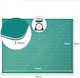 Cutting Sewing Patchwork Mat Pattern Marked 90x...