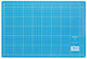 45x30 Cm Cutting Sewing Patchwork Board Pattern Marked Graduated In Centimeters 2-sided Babysnap Blue