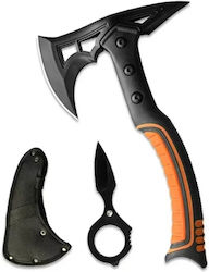 Multifunctional Tactical Camping Outdoor Axe Carbon Steel Blade Rubber Handle 33.5 Cm