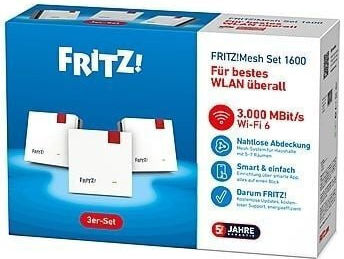 AVM Fritz!Mesh WiFi Extender Dual Band (2.4 & 5GHz) 3000Mbps