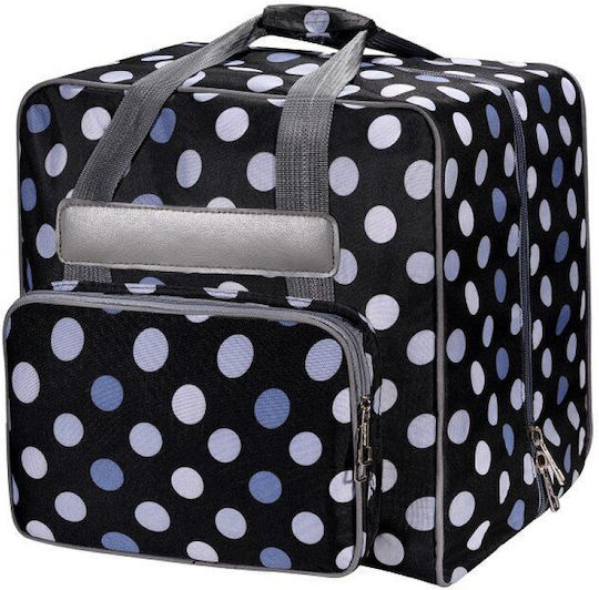 Aufbewahrungstransporttasche Für Overlockmaschinen 34x35x31cm Babysnap Mehrfarbig Schwarz