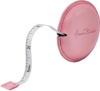 Tailor's Measuring Tape Made Eco-leather Aenne Burda Collection Pink