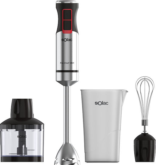 Solac Pro Chef 1201 Ραβδομπλέντερ με Ανοξείδωτη Ράβδο 1200W Μαύρο