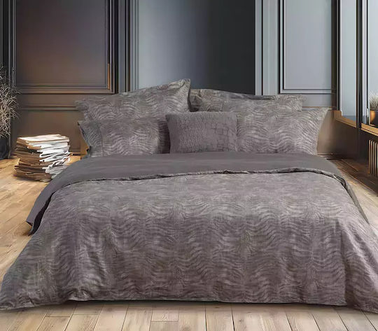 Nef-Nef Homeware Zesten Σετ King Size 4τμχ 270x280εκ. Grey