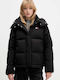 Alaska Kurz Damen Puffer Jacke Wasserdicht für Winter Black