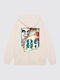 Lisbon Icon Sweatshirt With Beige Hood