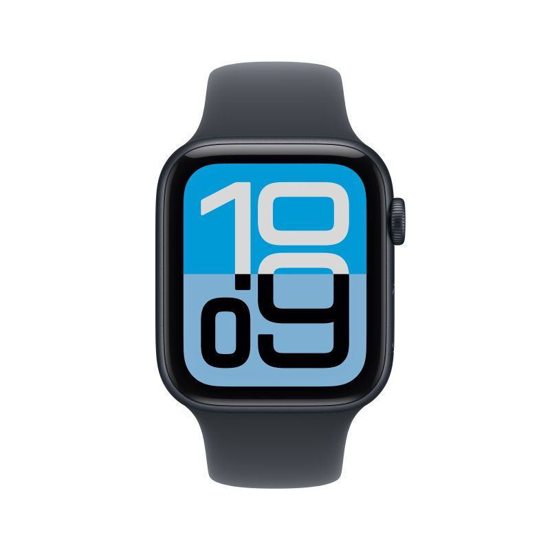 Apple Watch SE 3 Aluminium 44mm Αδιάβροχο με Παλμογράφο (Midnight Aluminium Case with Midnight Sport Band - M/L) (MEHQ4MPA)