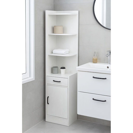 Ankor 849123 Dulap Coloană Pentru Baie De Pardoseală 40x32x168cm Albă