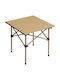 Tisch Zusammenklappbar Beige 64x50x45cm
