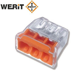Клипса Ново Поколение Werit Германия 3 Полюса 0.75-2.5мм² Клипса Ново Поколение Werit Германия 3 Полюса 0.75-2.5мм²