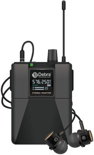 Debra St-102 Wireless Audio Monitoring System Receiver + Headphones