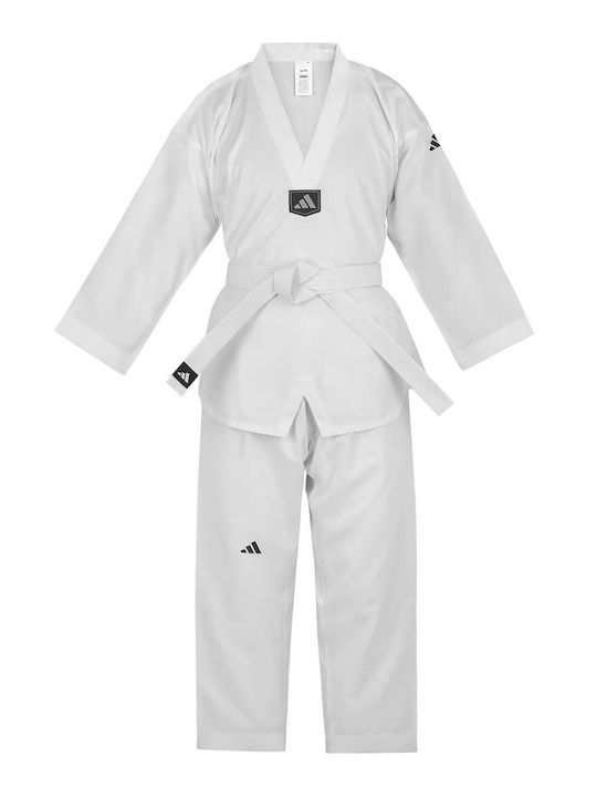 adidas Στολή Taekwondo Ενηλίκων/Παιδική Λευκή