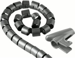 Hama 20600 Kabelspiralschläuche Bündelrohr 20mm Einfachabdeckung 2.5m Silber