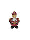 Marva King Ornament de masă de Crăciun Vaza Ceramic L22xW15xD12cm.
