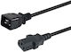 Equip IEC C20 - IEC C13 Kabel 1.8m Schwarz (112140)