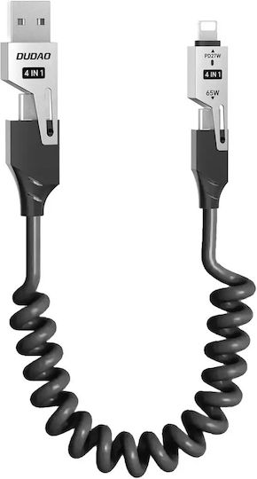Dudao USB-A Zu Lightning Kabel 65W Schwarz 304004-195969