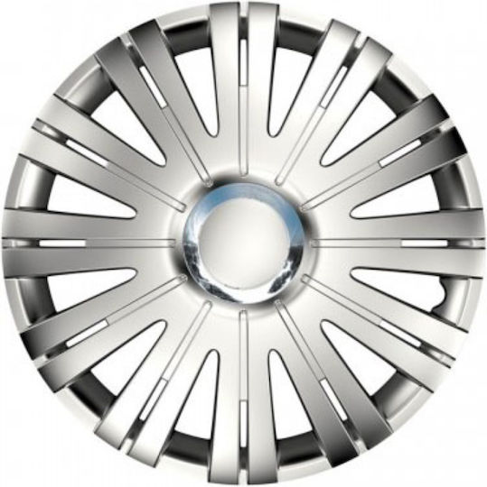 AMiO Car Hubcap Set Hubcap Rc Active 14" 4pcs Silver