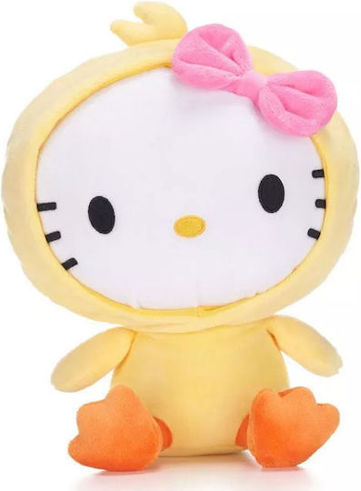 Whitehouse Leisure International LTD Plüsch Hello Kitty Hello Kitty Ntyméni Papáki Kawaii Kuties 24 cm