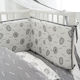 Vesta Home Crib Bumpers Classic Inside Gray 40x195cm