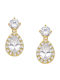 Gloria Hope Set Earrings Gold Plated with Stones