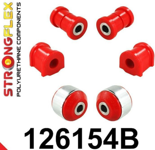 Σινεμπλοκ Πολυουρεθάνης Strongflex Εμπρός Άξονα Mitsubishi Colt Vi 2004-2012 Z30 Smart Forfour I 2004-2006 454 6 Τμχ 126154b
