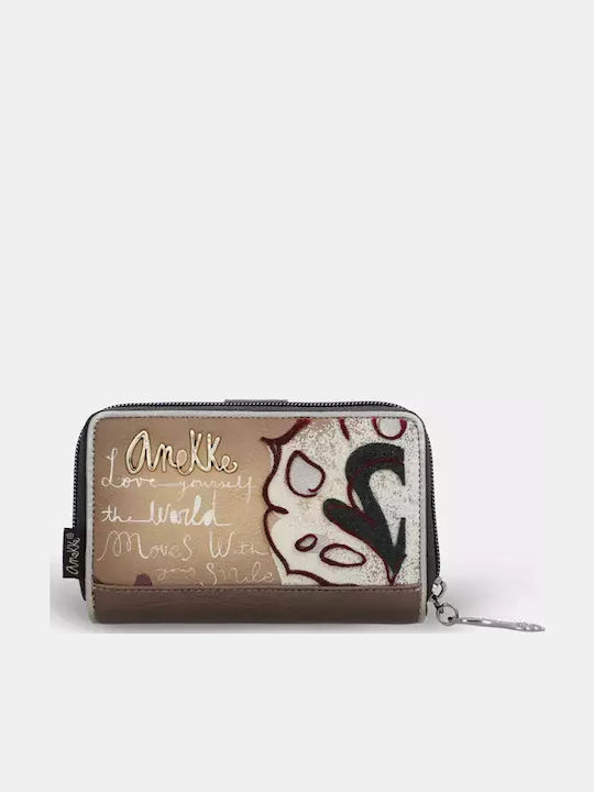 Large Women's Wallet Classic with RFID Beige