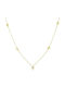 Senzio Belibasakis Women's Gold Cross 9K with Chain