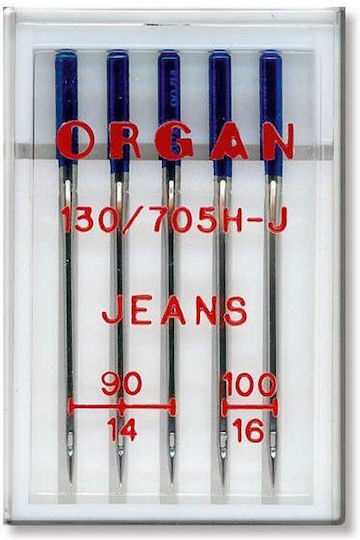 5 Ace Jeans Organ Finența Acului Între 90-100 Sistem Ac 130/705h