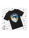 Kinderoberteile T-Shirt Schwarz Paphos Fc KP_31442_tshirt-kid-schwarz