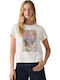 Graphic Boxy Women's T-shirt White