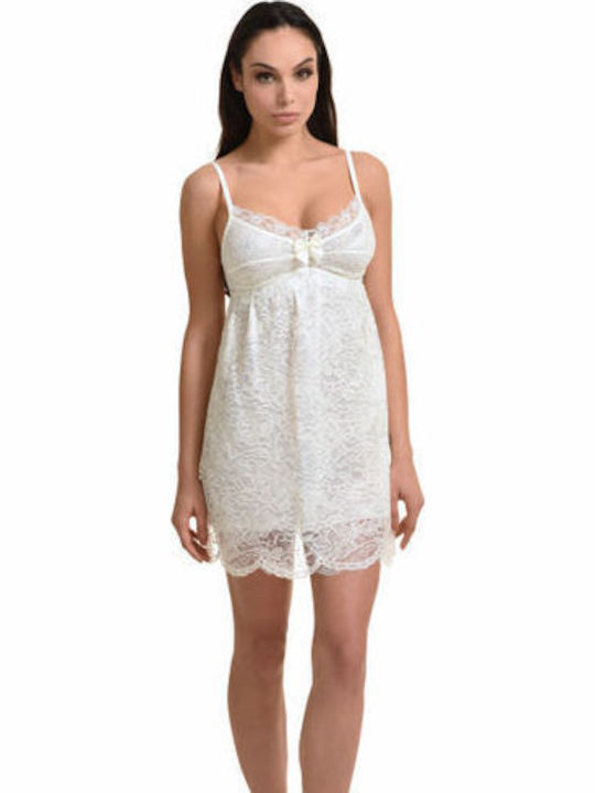 Miss Rosy Winter Damen Robe Ecru/ivory