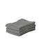 Zone Denmark Towel from 100% Cotton in Green Color 27x27cm 3pcs