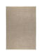 Koulis Carpets Simple D221 Teppich Rechteckig Synthetisch,Polyester/Cotton/Leather Beige