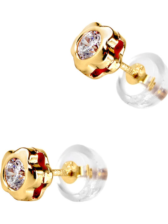 Senzio Belibasakis Kids Earrings Studs from Gold 14K