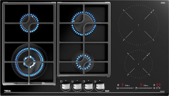 Teka Gas & Electric Cooktop Autonomous with Child Lock Function 90x51εκ.