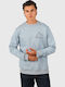 Navaldor Sweatshirt Silber Blau
