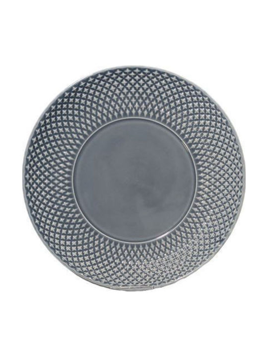 Bordallo Pinheiro Teller Wüste Keramik Gray 23cm