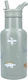 Rostfreier Stahl Kinder Trinkflasche Dinosaurier Thermos mit Stroh Grüne 350ml