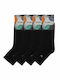Trendy Men's Socks Black 4Pack