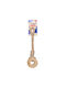 Dog Toy Glee Wheel Cotton Rope & Coffee Wood 31cm 91170