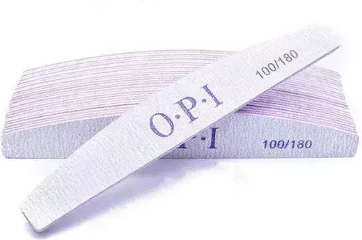 O.p.i Λίμα Νυχιών Μισοφέγγαρο Γκρι 100/180 25τεμ