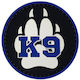K-9 Insignă Circulară Pvc