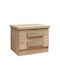 Wooden Kids Bedside Table Playroom Brown 48x39x39cm