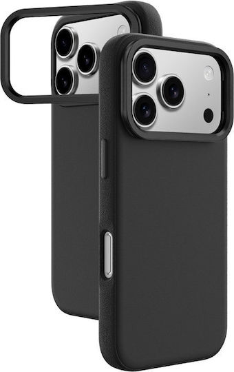 AmazingThing Glamour Back Cover Δερμάτινο / Δερματίνης Μαύρο (iPhone 17 Pro)