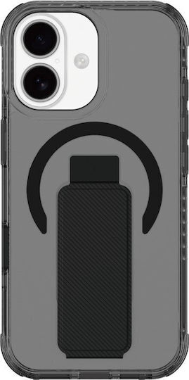 AmazingThing Titan Pro Holder Back Cover Δερμάτινο / Υφασμάτινο Μαύρο (iPhone 17)