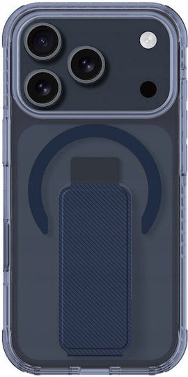 AmazingThing Titan Pro Holder Back Cover Leather Blue (iPhone 17 Pro Max)