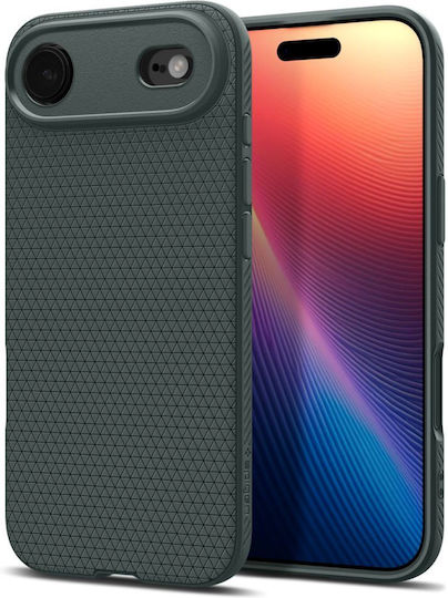 Spigen Liquid Air Umschlag Rückseite Silikon Abyss Green (iPhone Air)