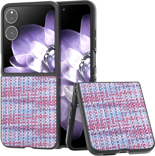 Plaid Texture Book Πλαστικό Μωβ (Xiaomi Mix Flip)